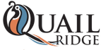 Logo: Quail bird icon with