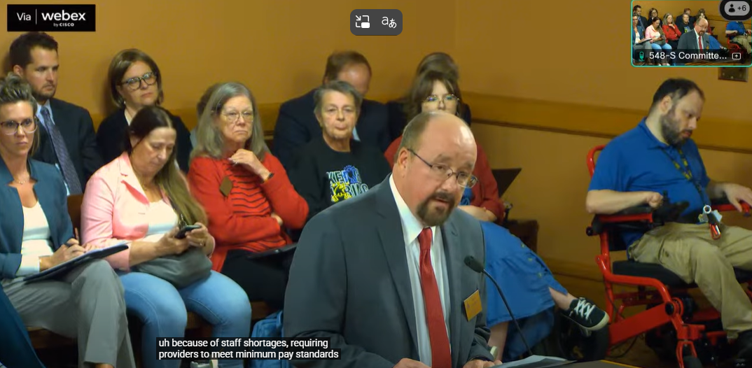 Dan Goodman testifies before legislative committee