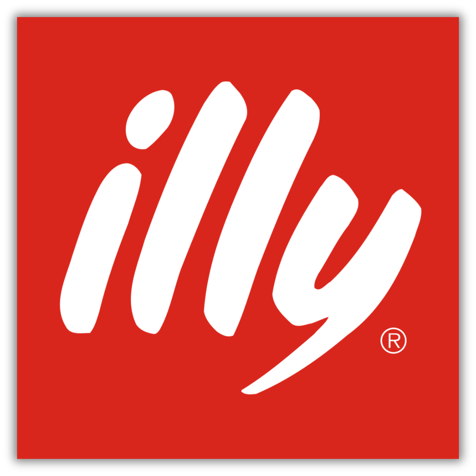 Illy coffee logo: white 