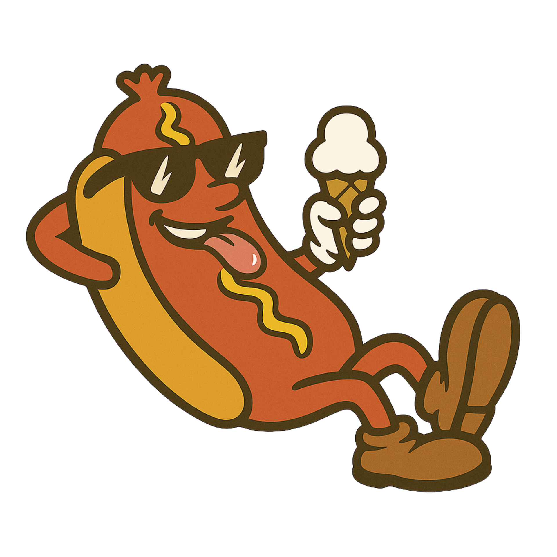 Hot Dog Guy Eating Ice Cream at Bloomfield BreakPoint