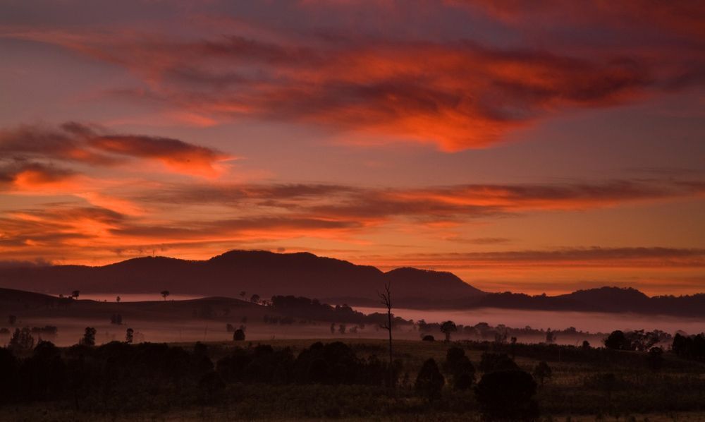 Beautiful Sunrise Over The Mountains — Gardeners In Singleton, NSW