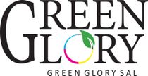 A logo for green glory green glory sal