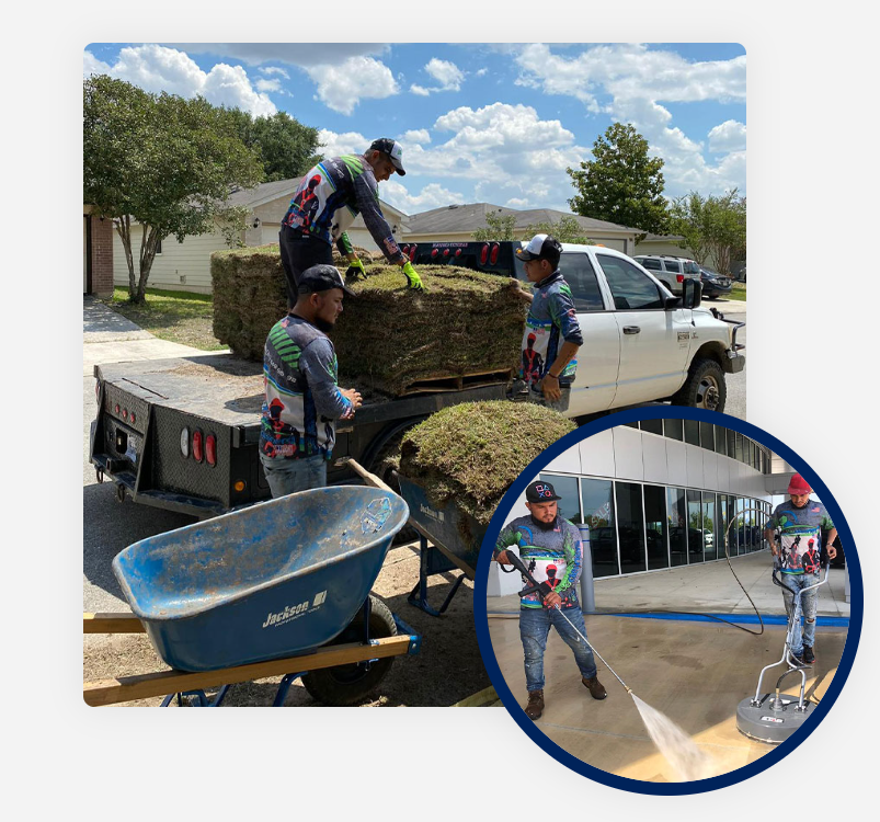 A group of men are loading hay onto a truck.