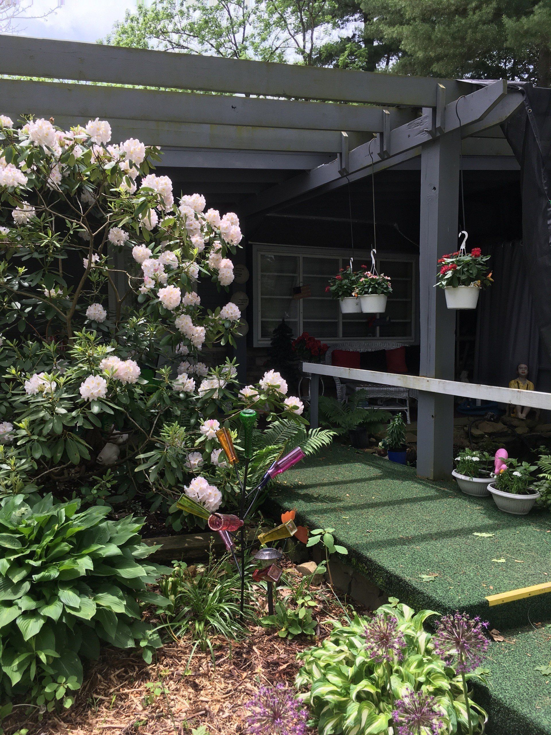 Outside Garden — Ahhh A Massage — McMurray, PA