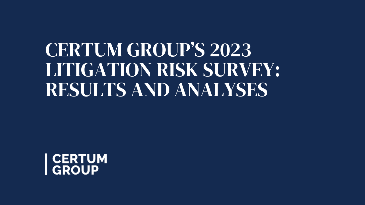 2023 Litigation Risk Survey