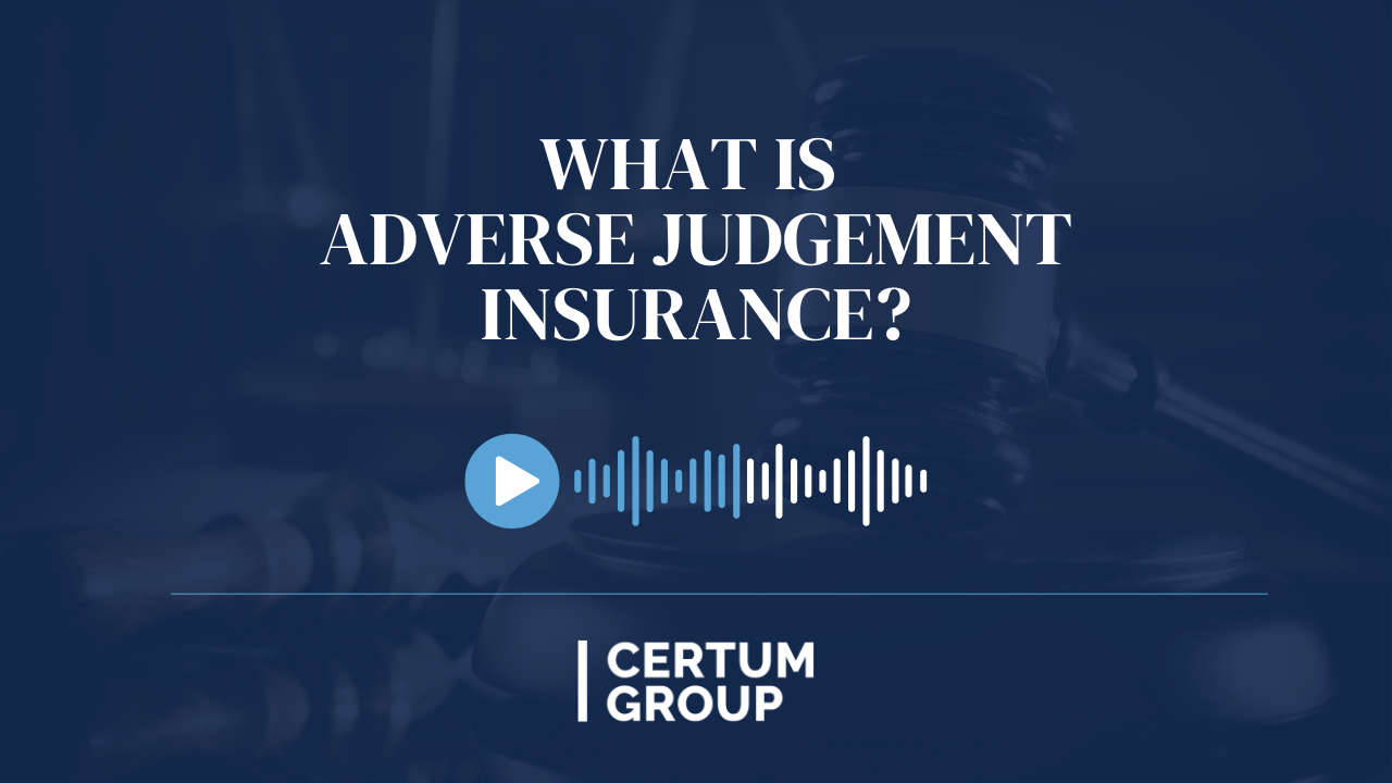 What is Adverse Judgment Insurance?