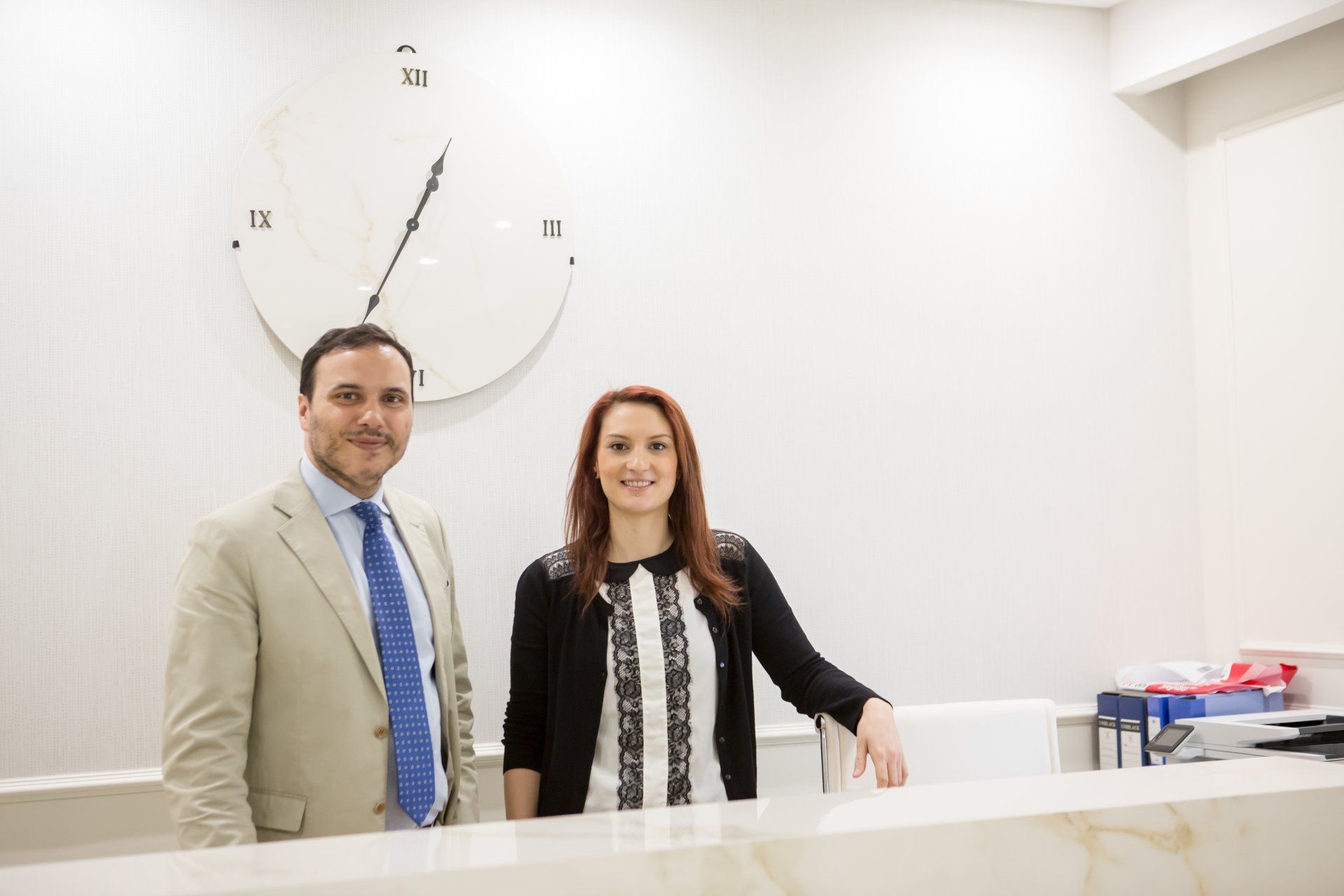 il notaio con i collaborati