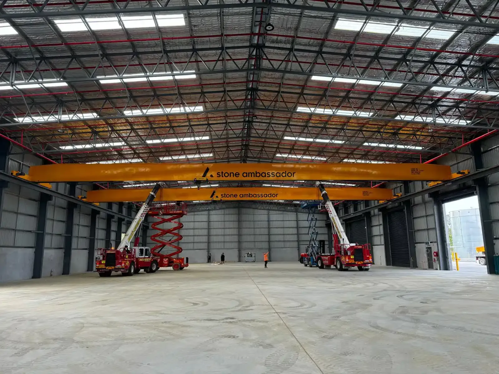 Custom overhead crane installation from James Crane
