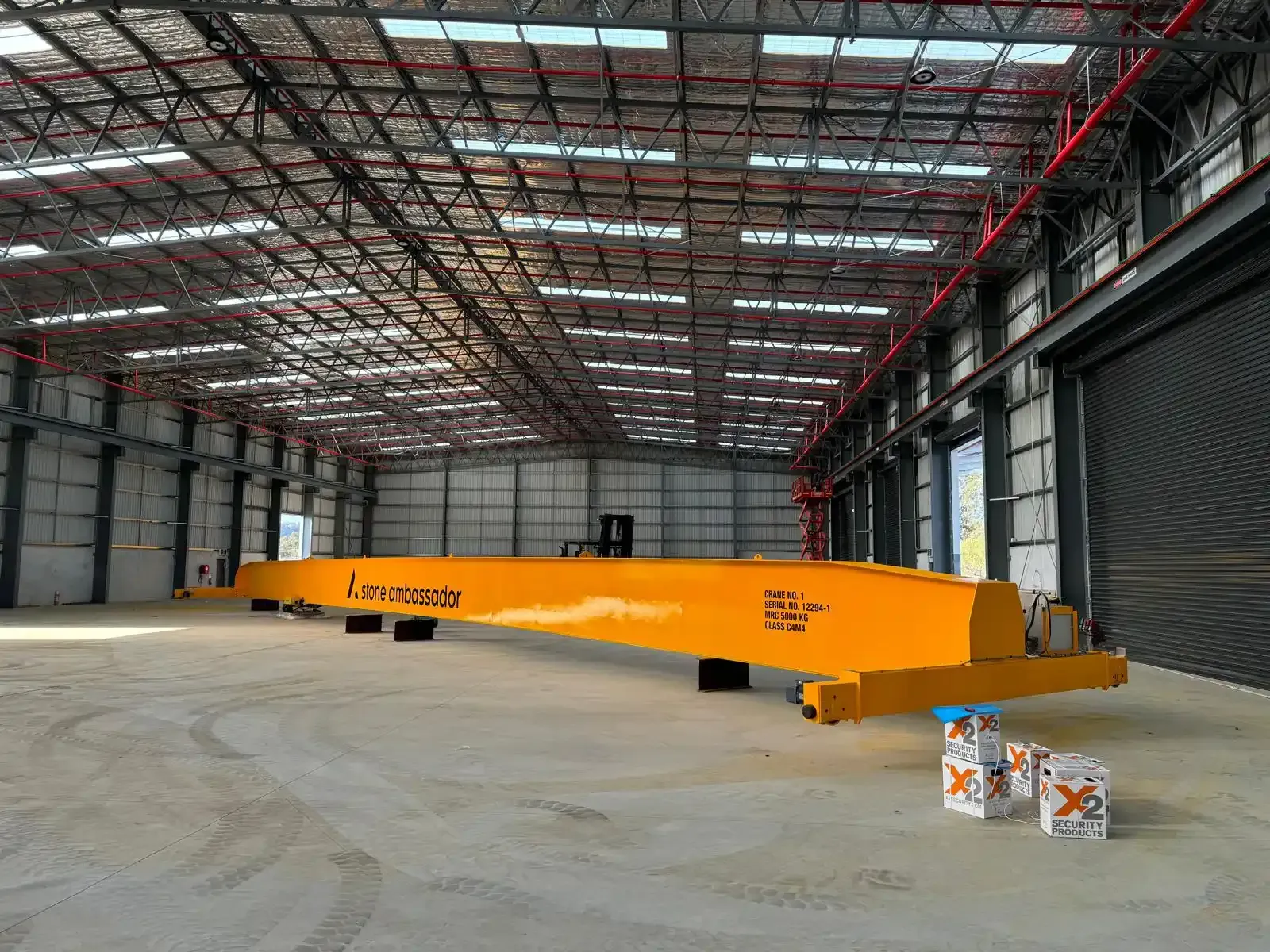 Custom overhead crane from James Cranes