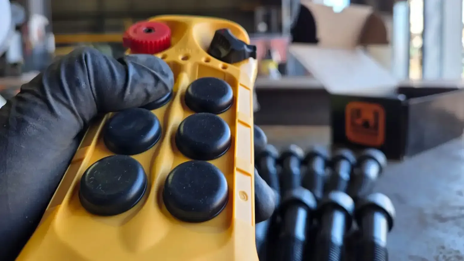 Remote controls for crane hoists