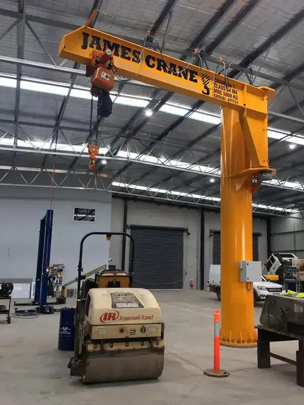 Jib cranes made in Australia by James Crane