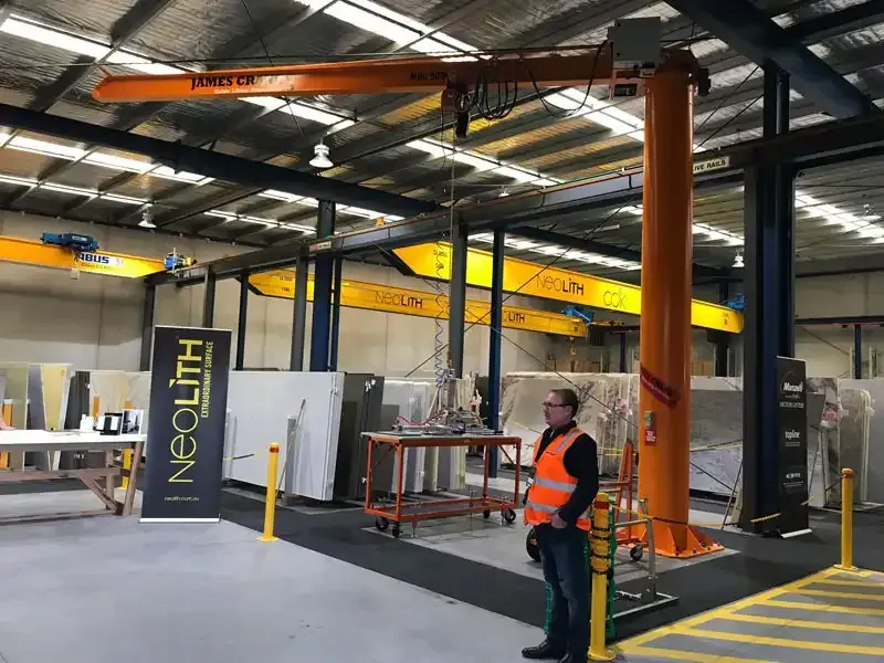 Australian made jib cranes from James Crane