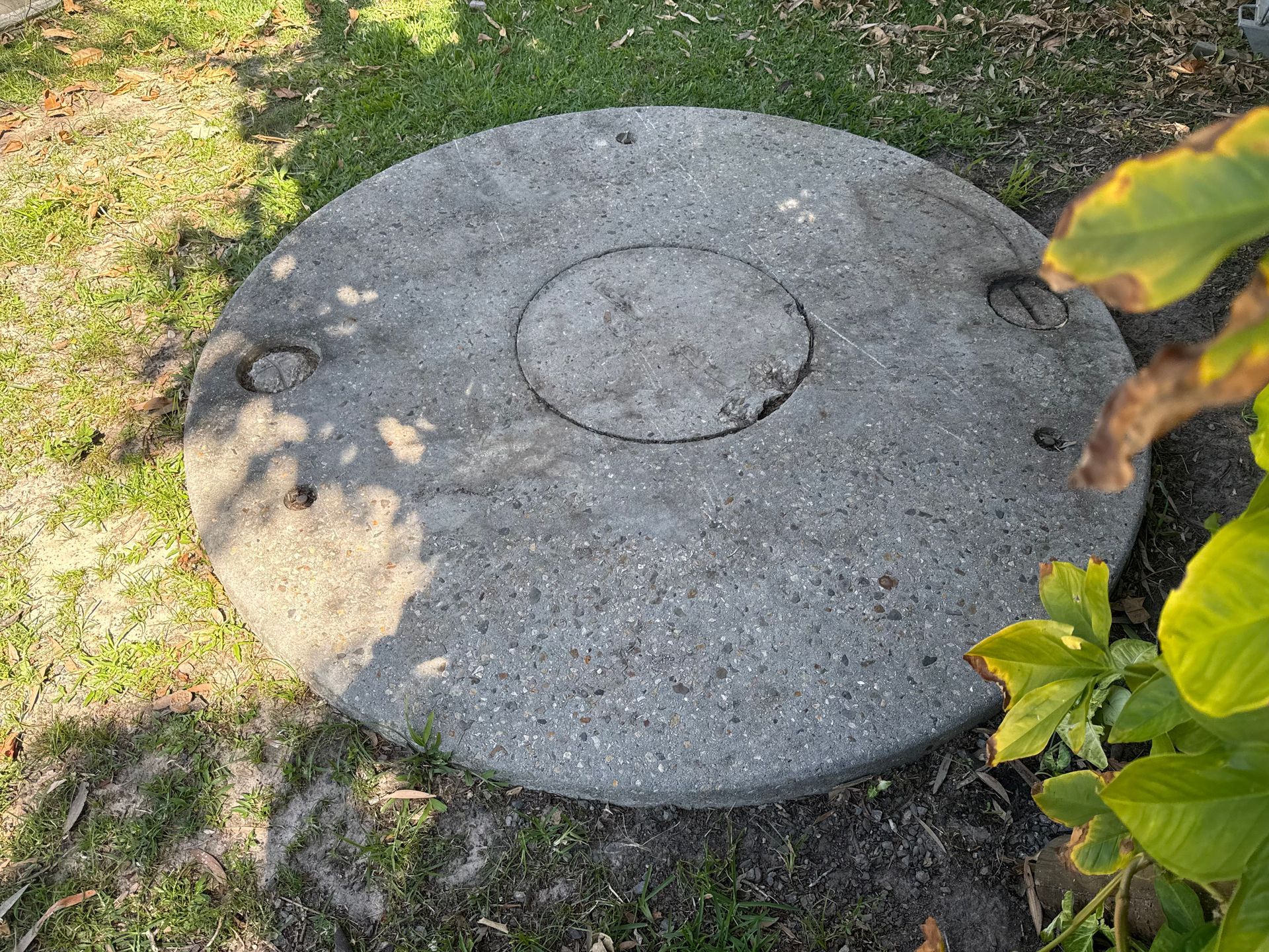 Three Septic Tank Lids, Two Round and One Cylindrica — Loogistics in Coolum Beach, QLD