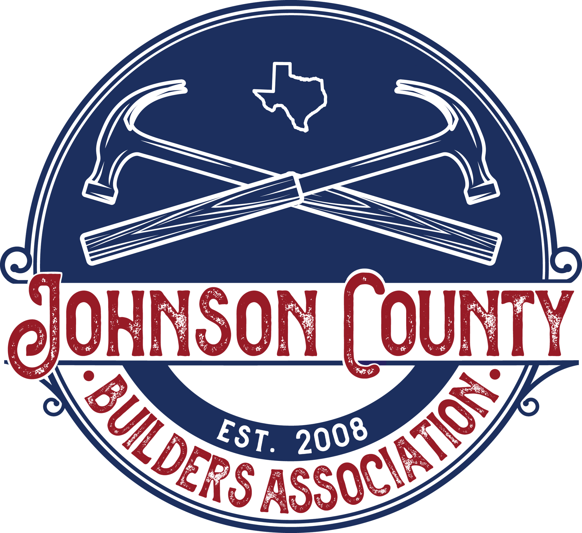 The logo for the johnson county builders association