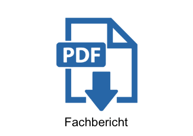 Eine blaue PDF-Datei mit einem nach unten zeigenden Pfeil.
