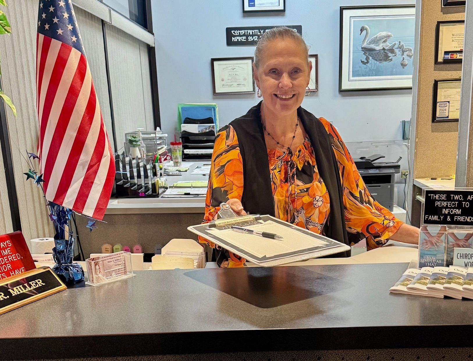 Woman Getting Her Back Treated — Winchester, KY — Miller Chiropractic Centre Inc PSC Woman Getting Her Back Treated — Winchester, KY — Miller Chiropractic Centre Inc PSC