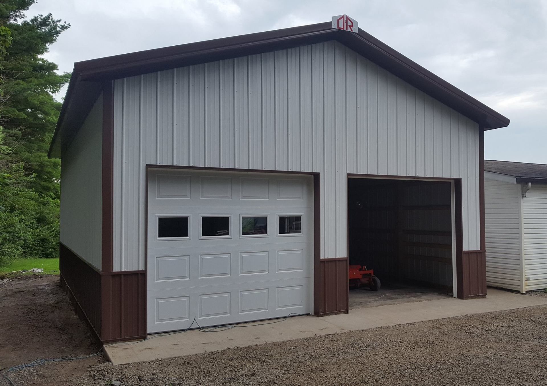 Agricultural Garage Front View - Akron, IN - O & R Buildings LLC