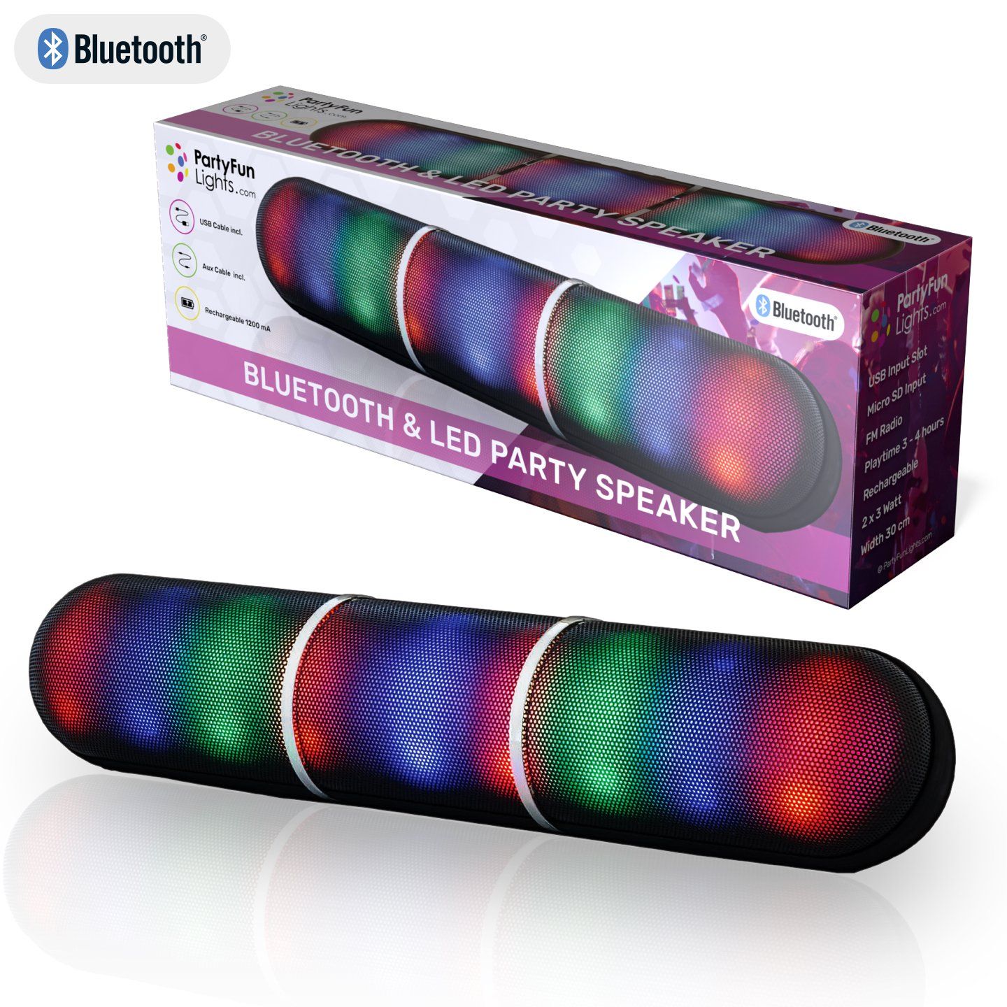 Bluetooth LED Party Speaker 8717278.86269.9