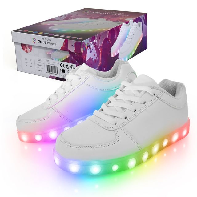 DiscoWatch, DiscoSneakers, DiscoBackPack | PartyFunLights.com