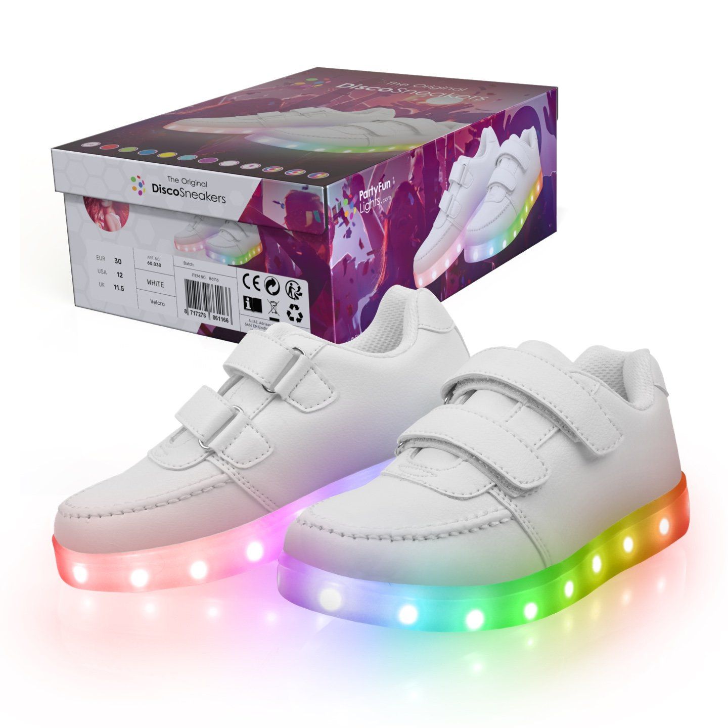 Disco Sneakers - Velcro