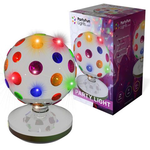 party fun lights disco ball