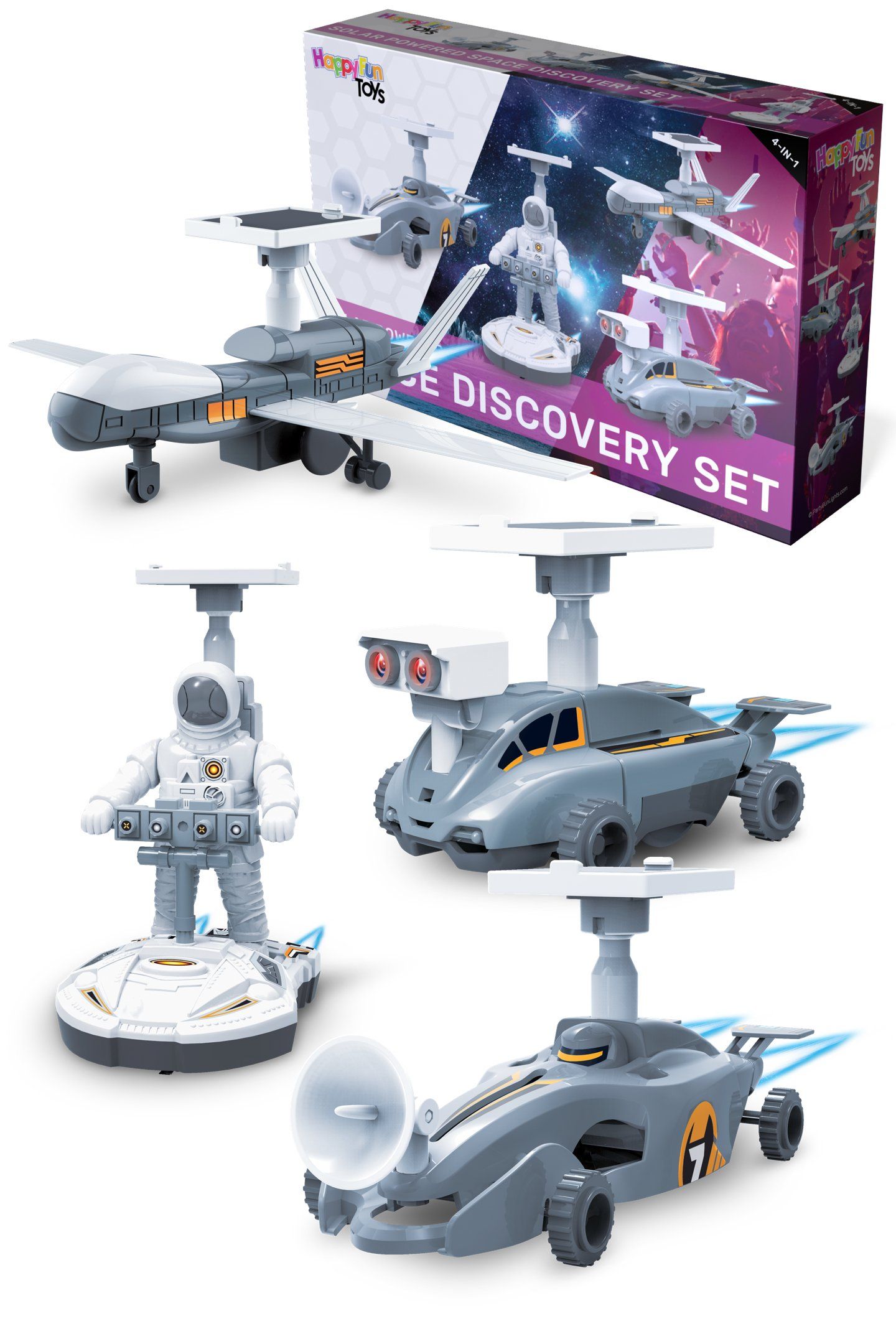 4-in-1 Solar Powered Space Discovery Set