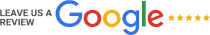 A google logo that says `` leave us a google review ''