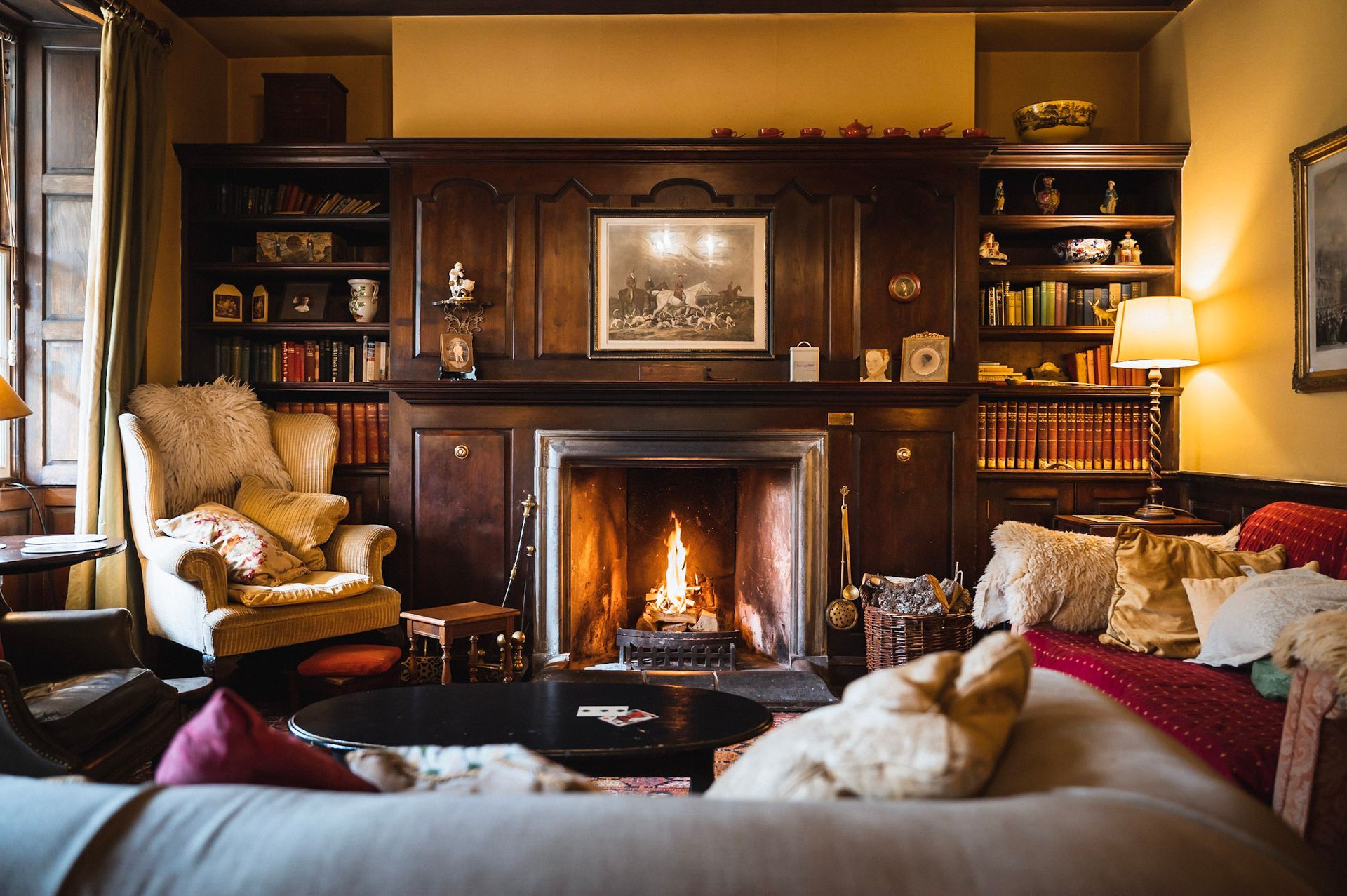 Fireplace at Insriach house, scotland