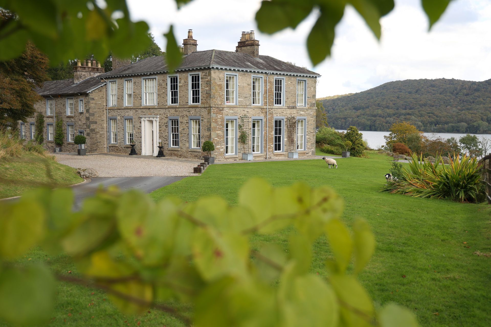 Silverholme Manor on the shore of lake windermere