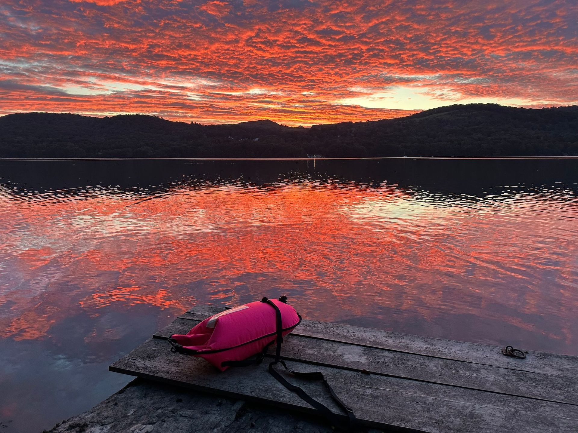 sunrise on windermere