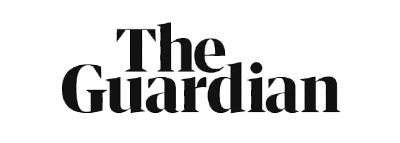 The Guardian logo in black text.