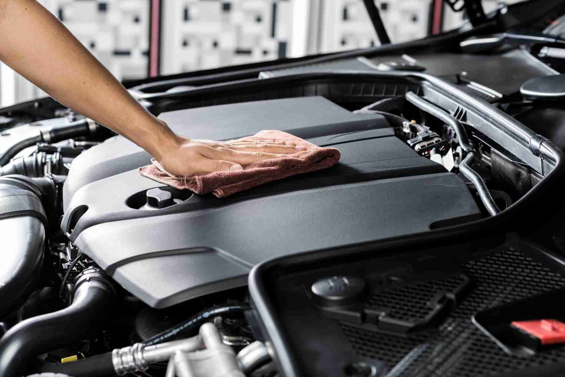 how to detail engine bays