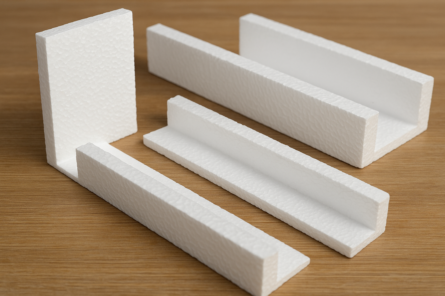 Hoekprofielen voor de verzending van sokkels