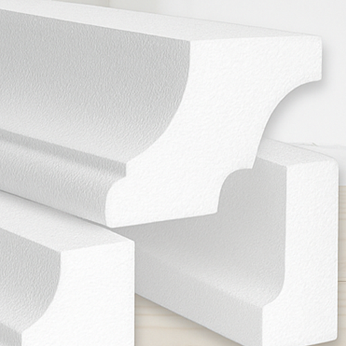 EPS koofprofielen close-up