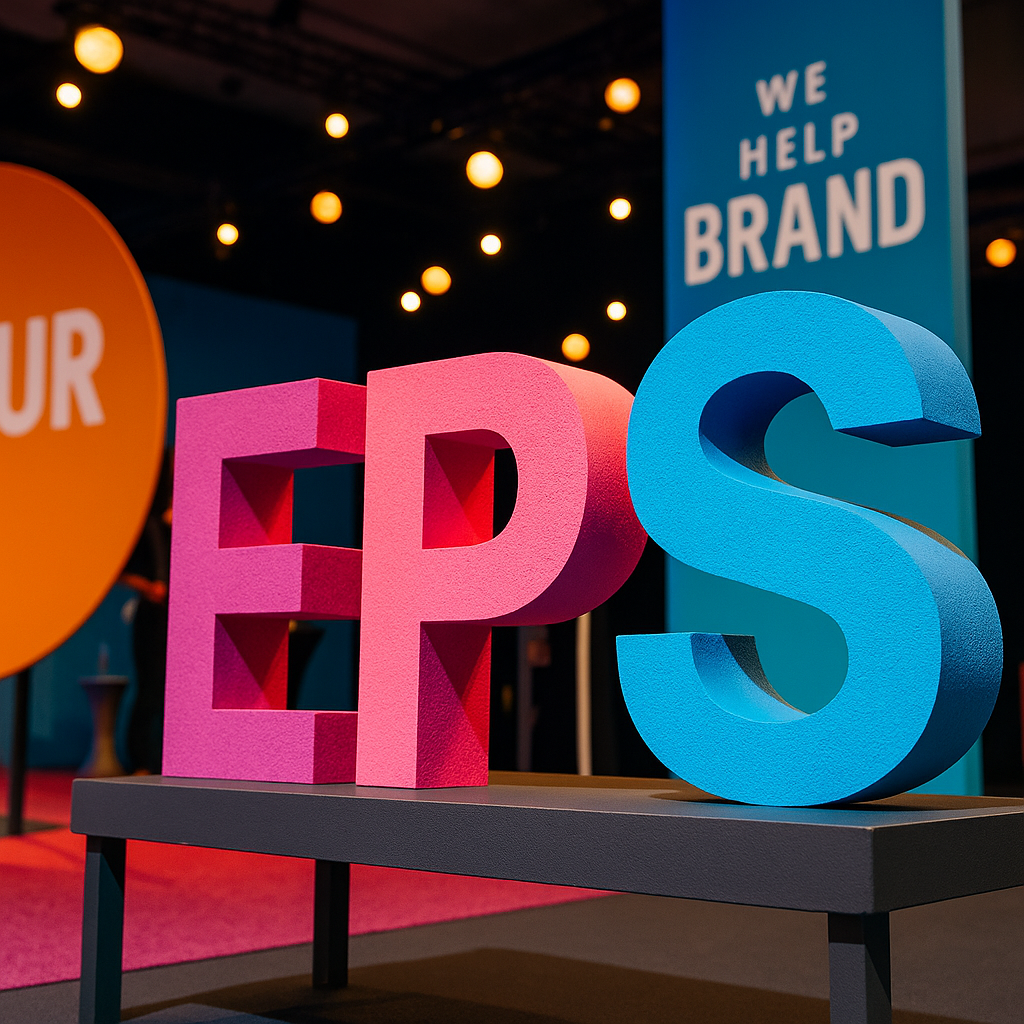 3D piepschuim belettering voor events, winkels & branding