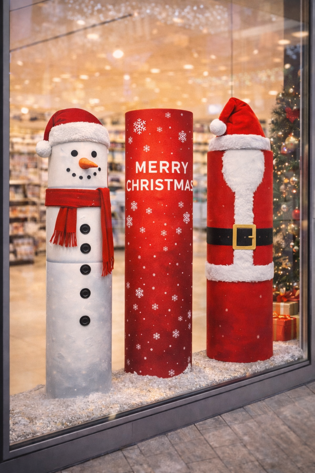 Minimal feestzuil met strakke naamletters LISA