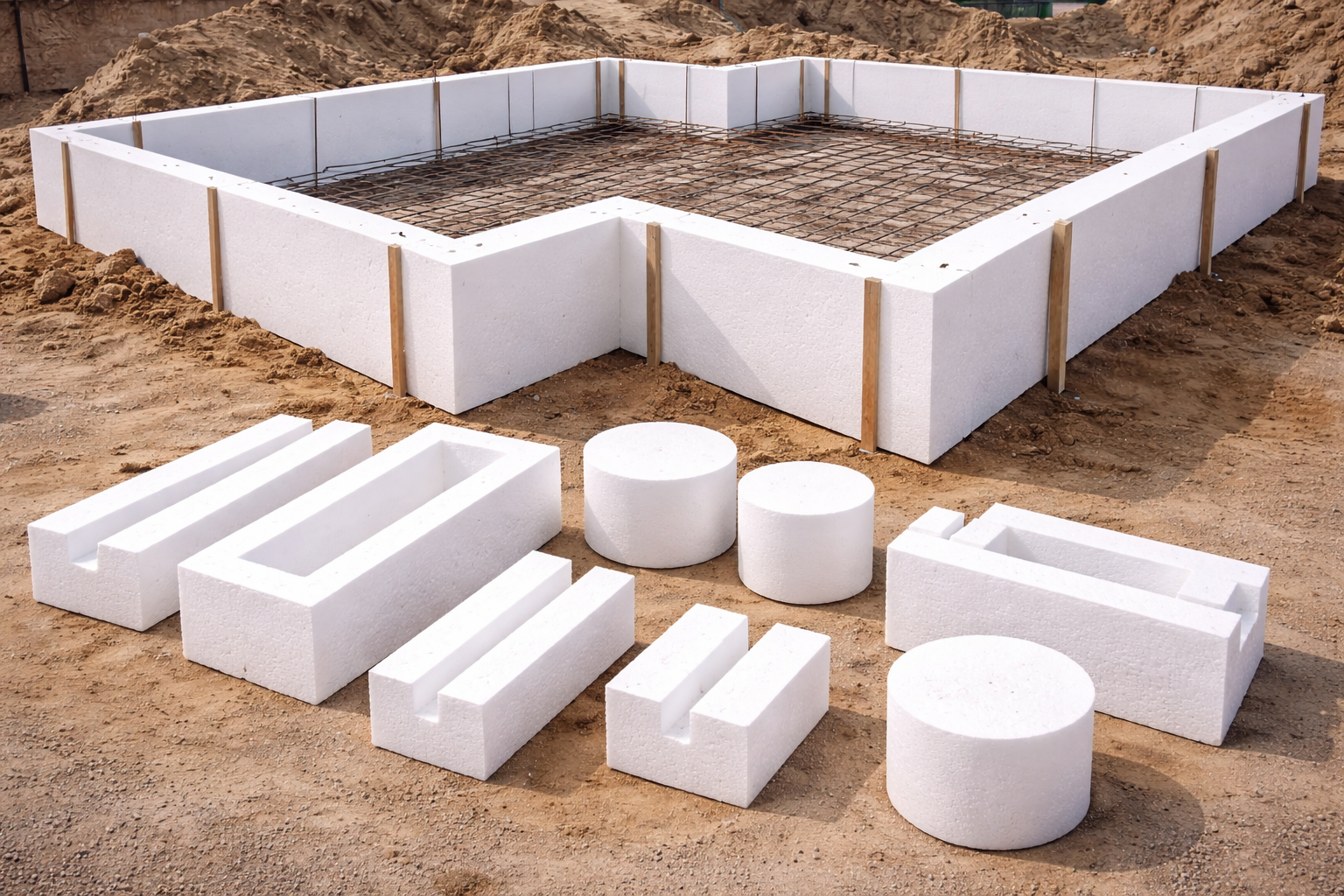 EPS bekisting en sparingen op maat