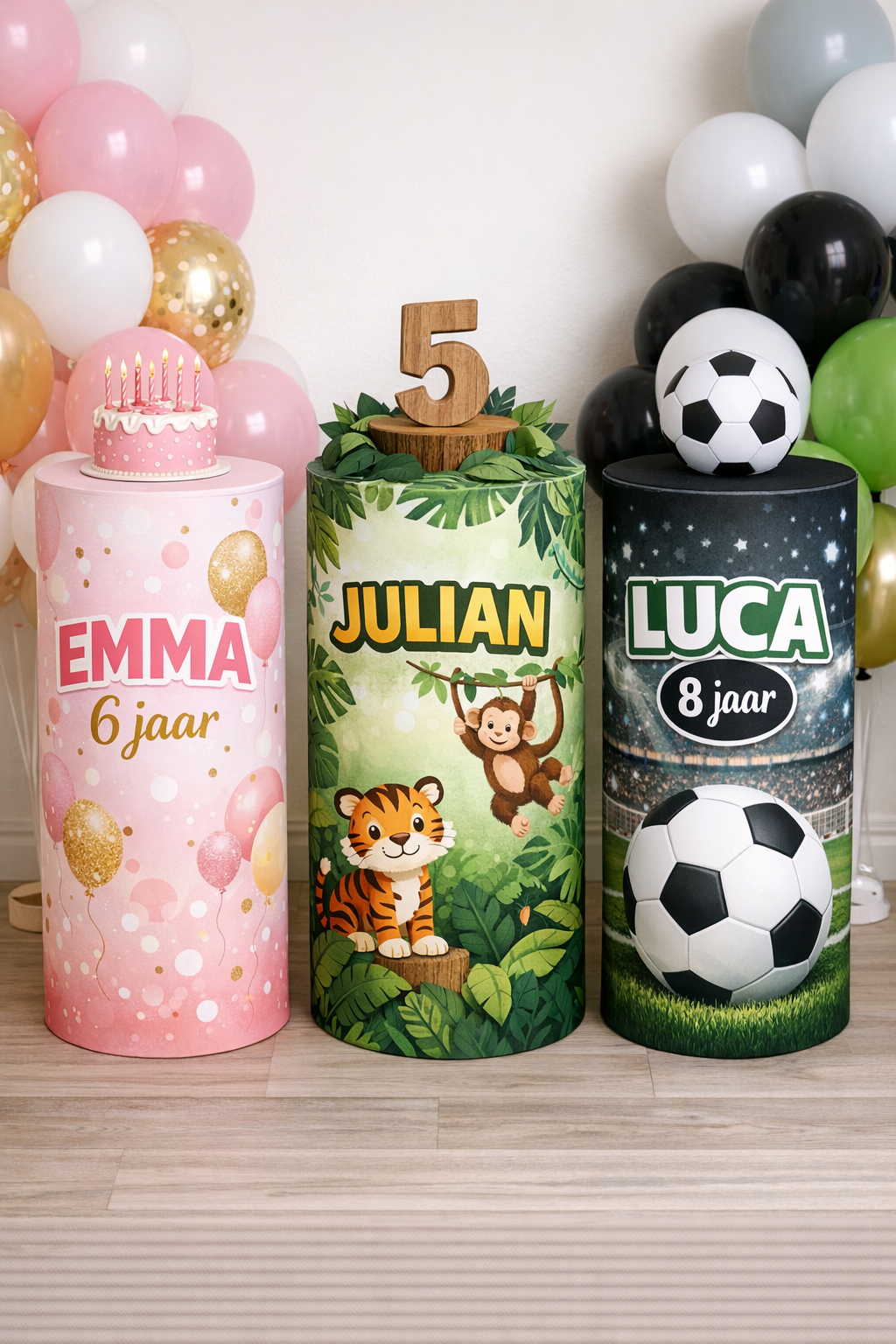 Feestzuilen op maat voor kinderfeestjes, retail en evenementen