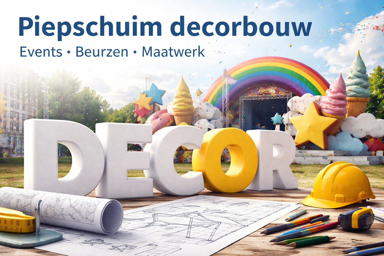 piepschuim decorbouw
