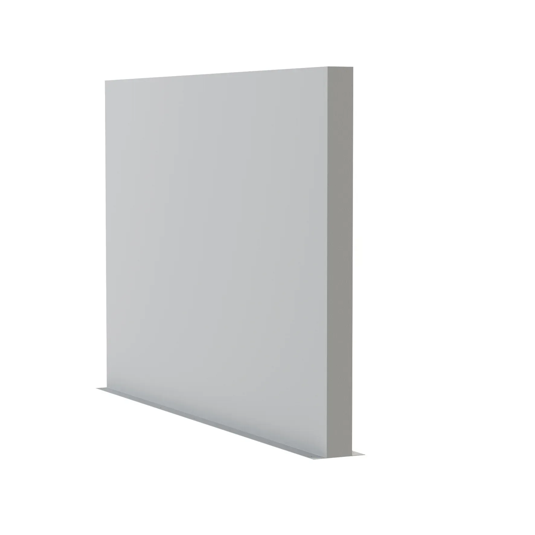 Polyester tuinwand model laag breed
