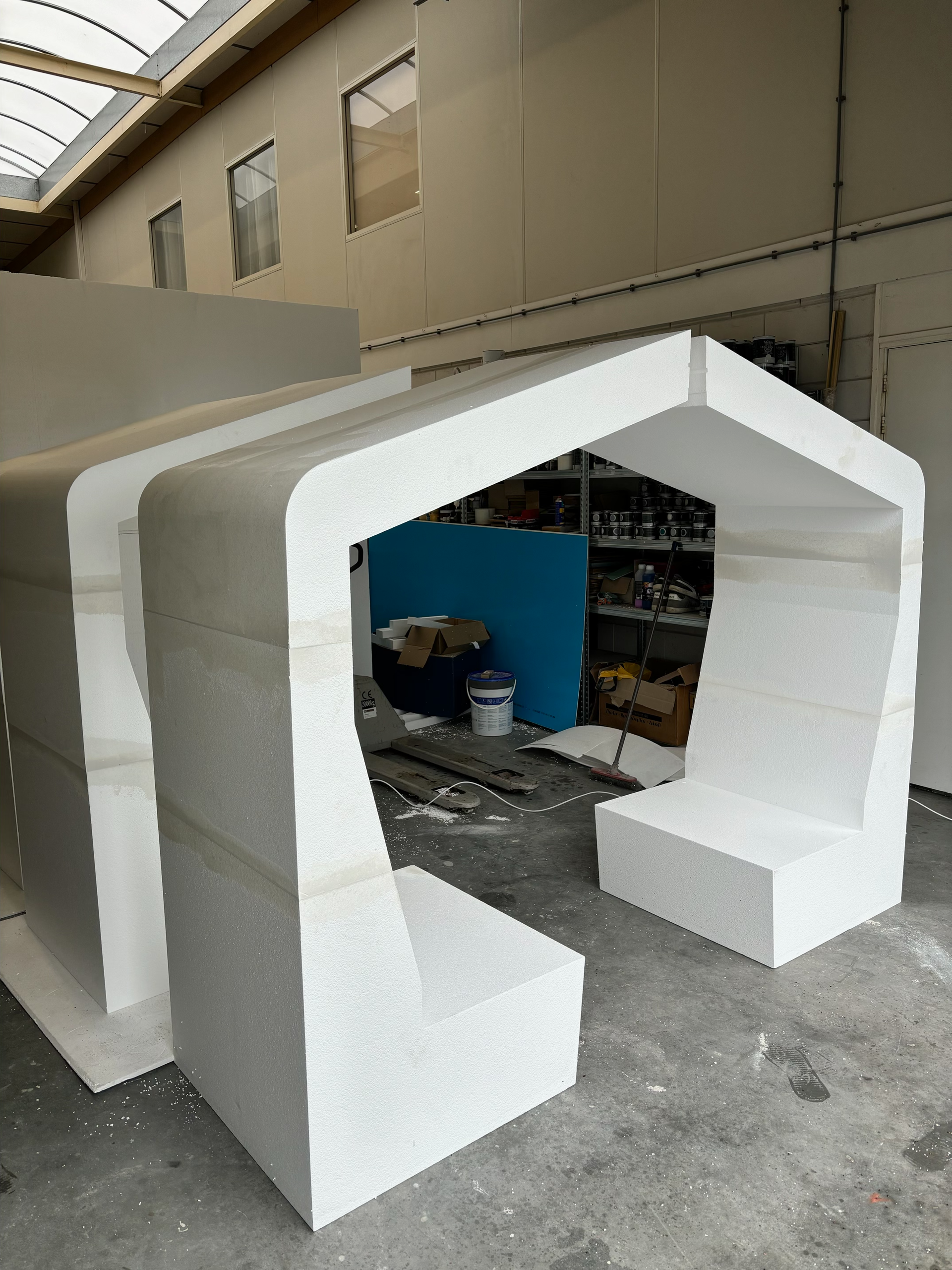 piepschuim vergaderhub