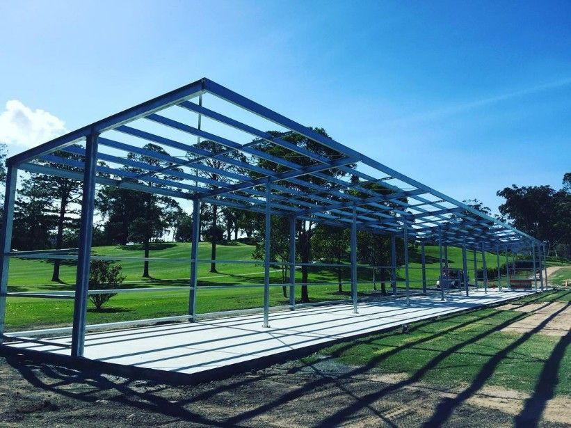 A Large Metal Structure is Being Built — Barry Smith Engineering Pty Ltd in Coffs Harbour, NSW