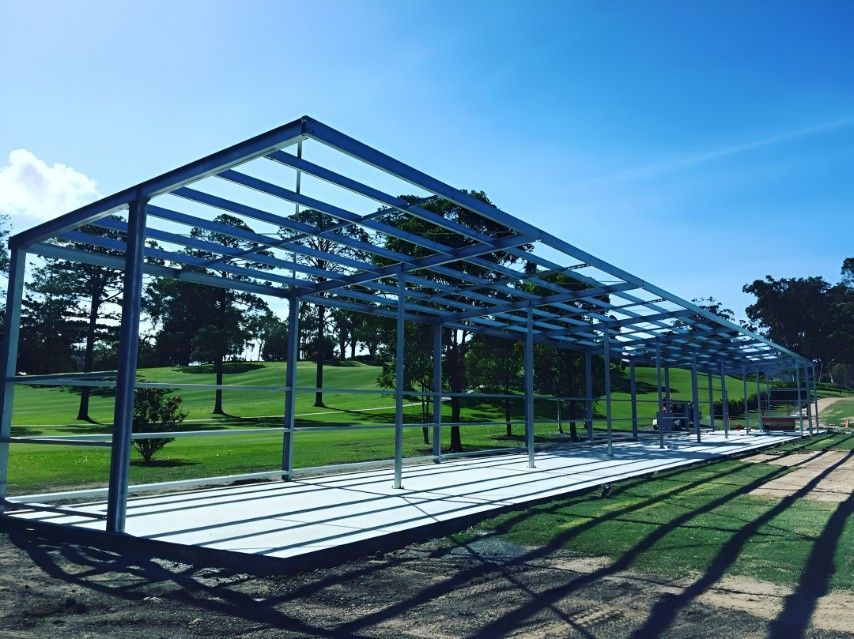 A Large Metal Structure is Being Built — Barry Smith Engineering Pty Ltd in Coffs Harbour, NSW