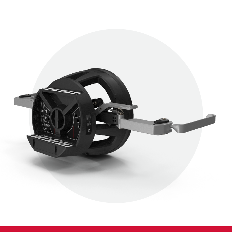 A close up of a car engine on a white background