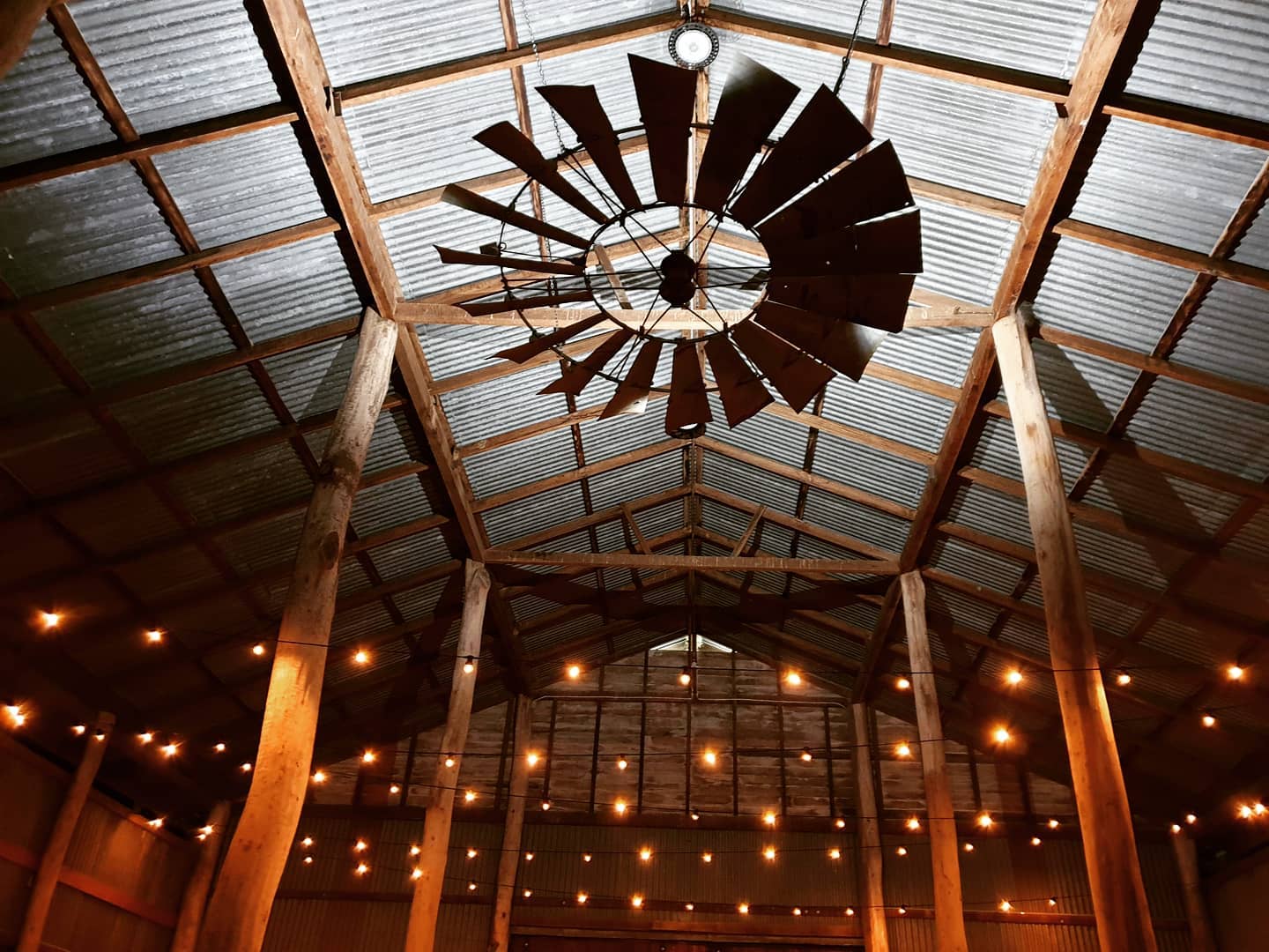 Greenvalley Barn Interior Ceiling Windmill