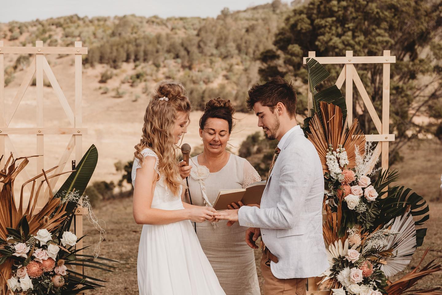 Wedding ceremony at Greenvalley