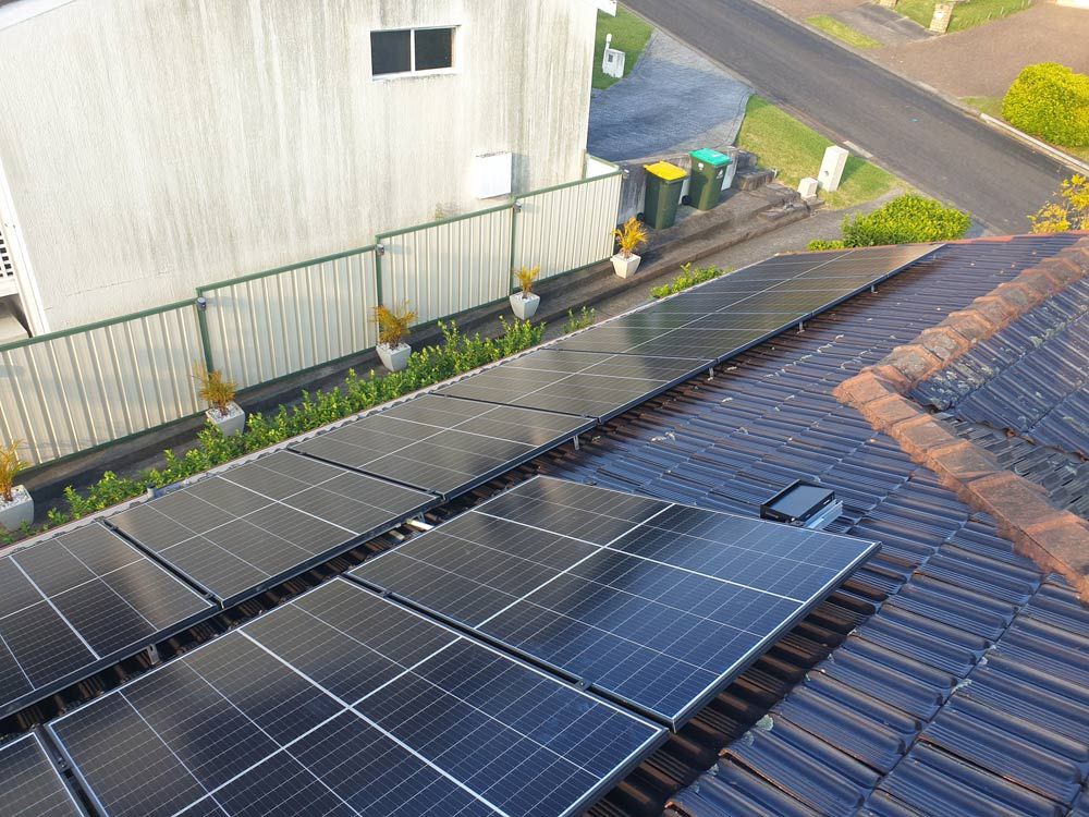 Solar Panels Top View — KPJ Electrical In Charlestown New South Wales