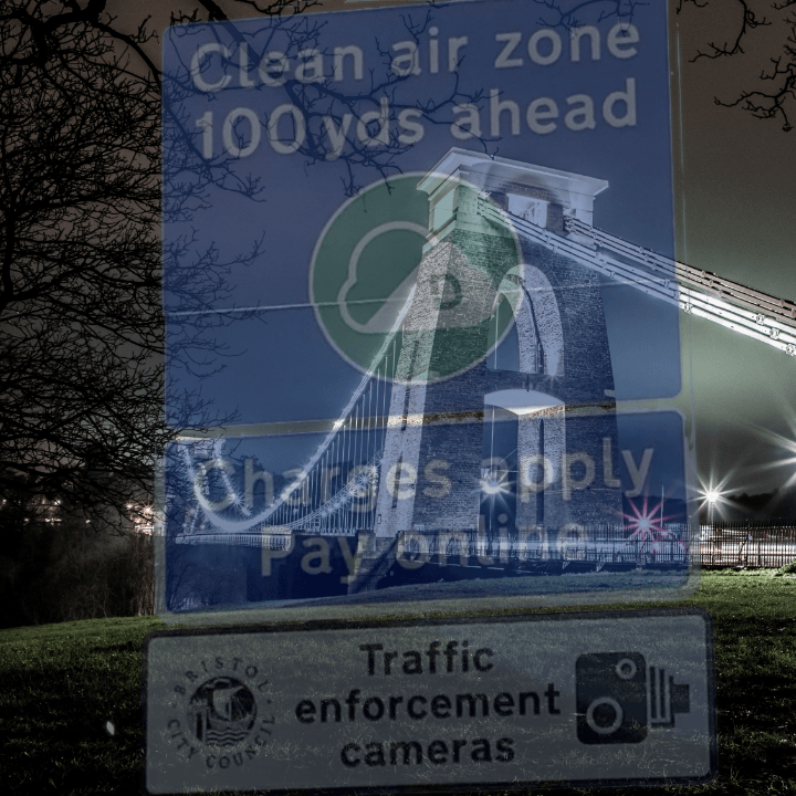 Clean Air Zone Sign Bristol