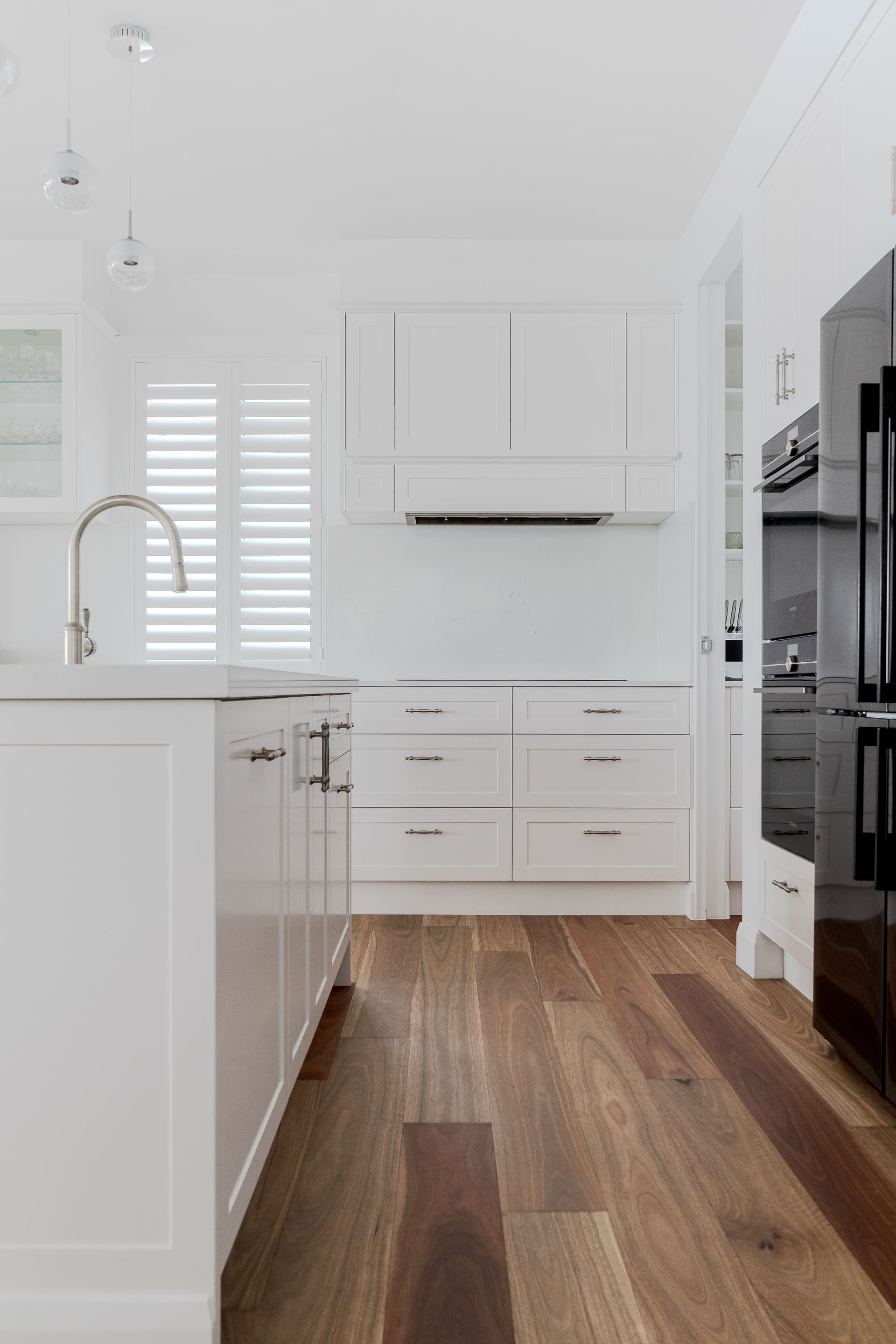 Intricate cabinet craftsmanship from kitchens Newcastle NSW, adding personalized charm to your culinary space.