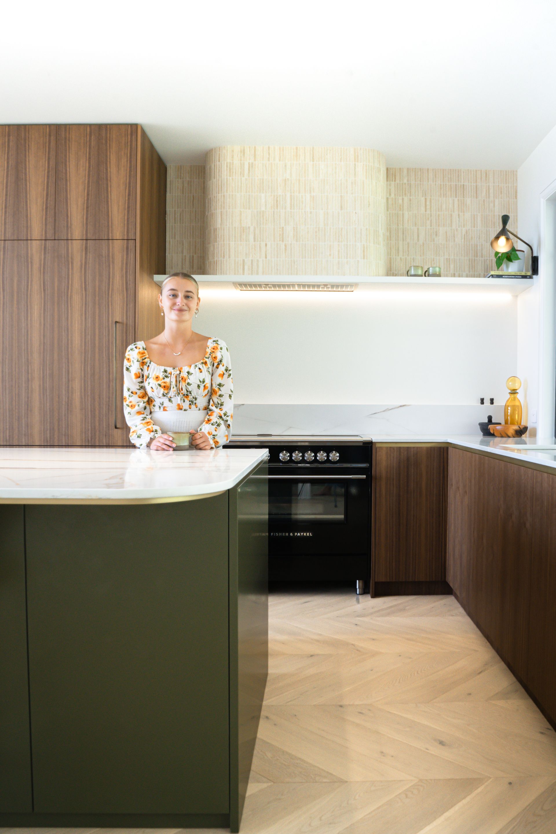 Mid Century modern kitchen design by our Vista Kitchens dream kitchen team